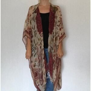 Woven‎ hearts cardigan M